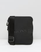 Boss Green By Hugo Boss Logo Pixel Flight Bag - Black