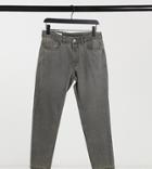 Collusion X003 Tapered Jeans In Gray-grey