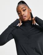 Asos Design Mini Dress With Zip Collar Detail In Color Block In Camel-neutral