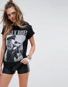 Adolescent Clothing Guns N Roses Tour T-shirt - Black