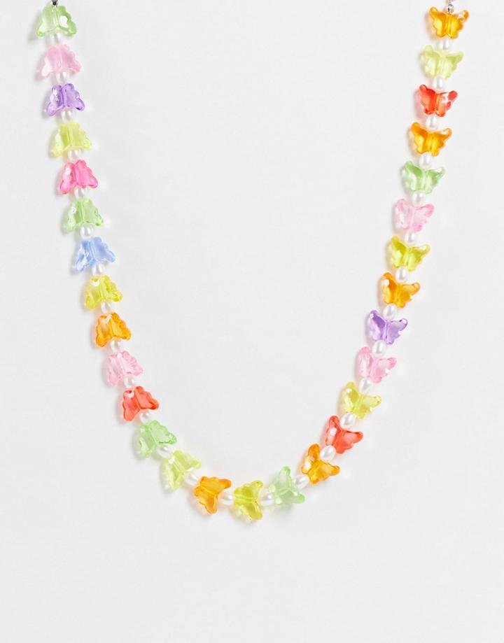 Madein Clear Beaded Necklace-multi