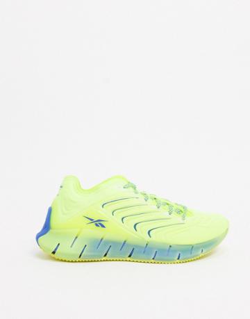 Reebok Training X Chromat Zig Kinetica Sneakers In Acid Yellow