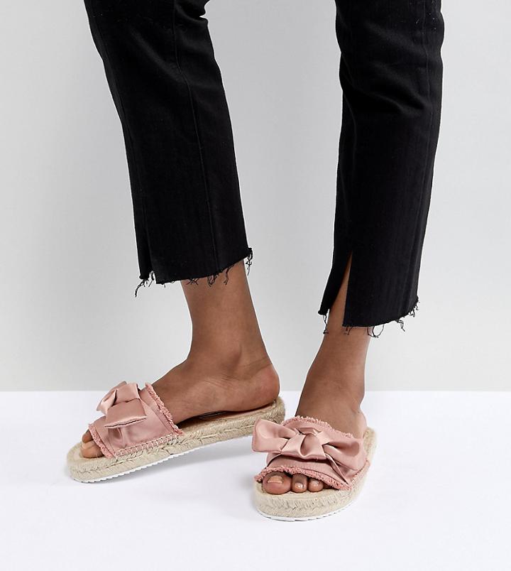 Miss Selfridge Bow Espadrille Sandals