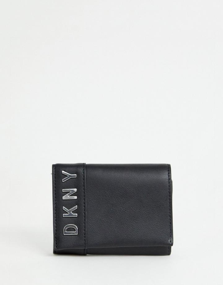 Dkny Logo Detail Ladies' Wallet - Black