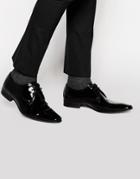 Kurt Geiger Anton Patent Derby Shoes - Black