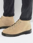Dr Martens Church Boots In Beige Suede - Beige