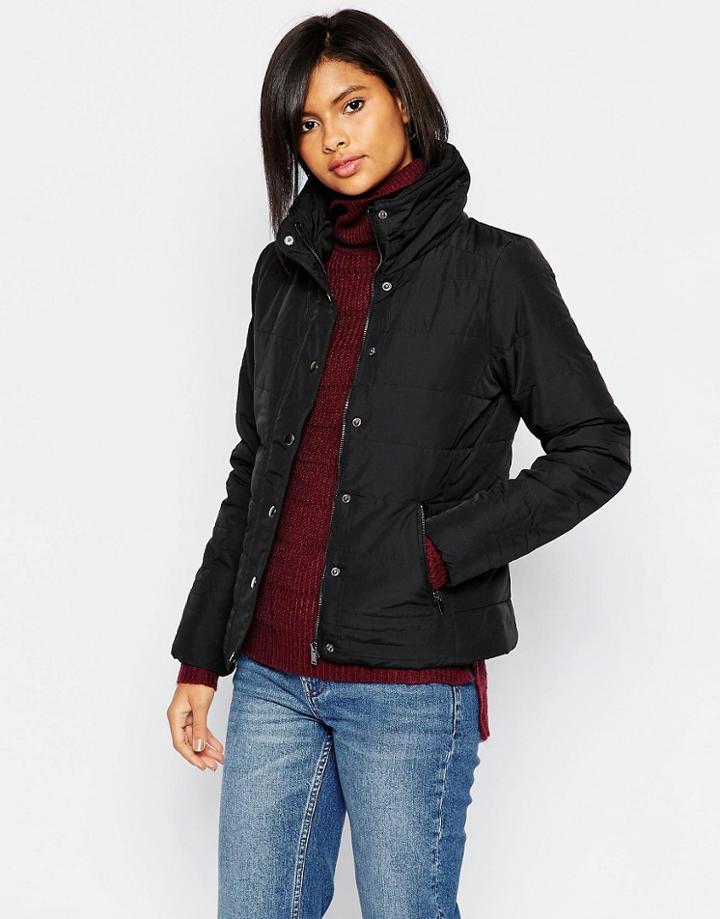Vila Short Padded Jacket - Black