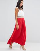 Wal G Maxi Skirt - Red