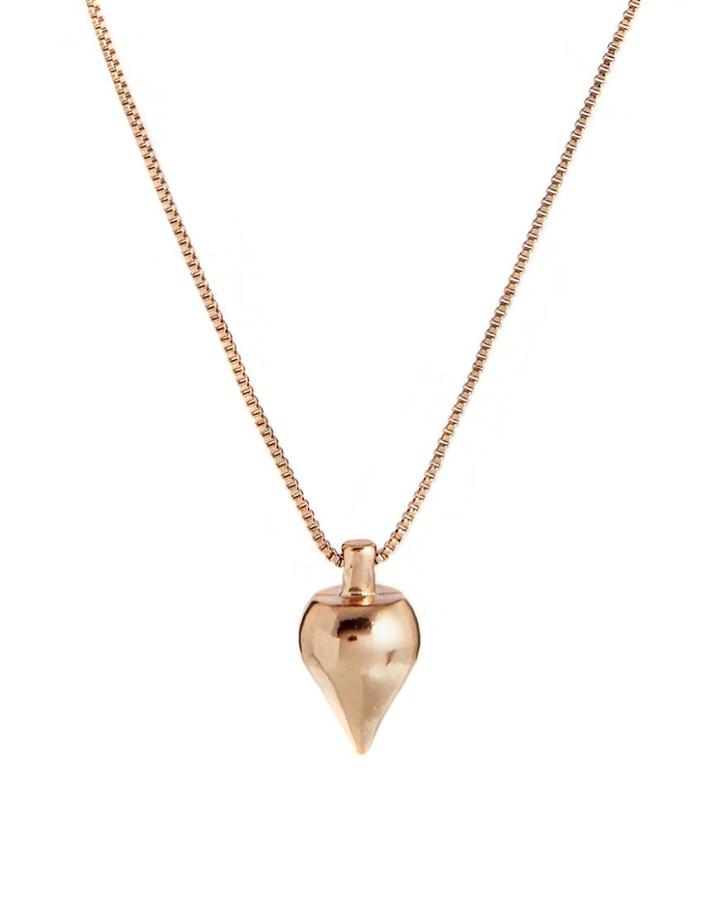 Asos 3d Tear Drop Necklace