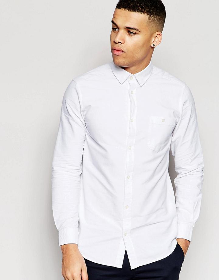Wesc Lye Slim Fit Shirt - White