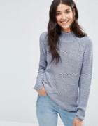 Vila Tappa Roll Neck Knit Sweater - Black