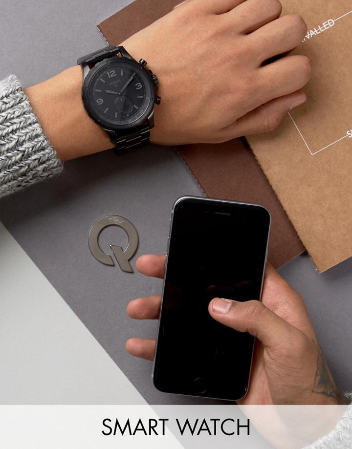 Fossil Q Ftw1115 Nate Smart Watch - Black
