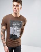 Blend Printed T-shirt - Brown