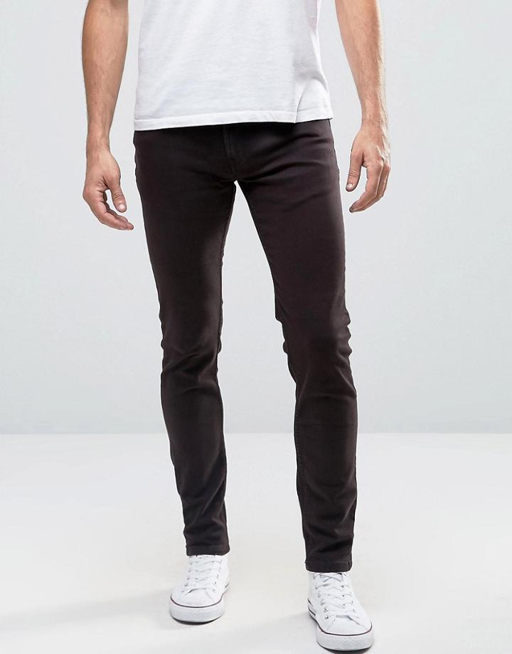 Celio Stretch Skinny Fit 5 Pocket Chino - Gray