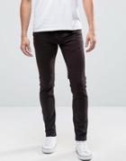 Celio Stretch Skinny Fit 5 Pocket Chino - Gray