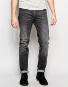 Lee Jeans Arvin Stretch Slim Tapered Fit Gray Worn - Grey Worn