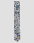 Gianni Feraud Liberty Print Bourton Paisley Tie - Blue