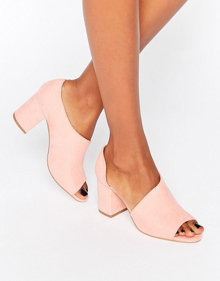 Asos Odin Peep Toe Shoes - Orange