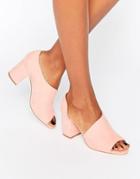 Asos Odin Peep Toe Shoes - Orange