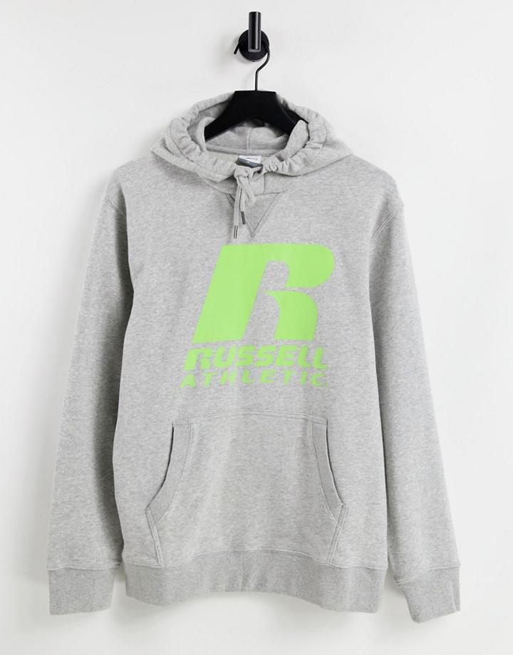 Russell Athletic Overhead Hoodie In Gray-grey