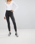 Lee Skylar High Waist Skinny Jeans - Gray