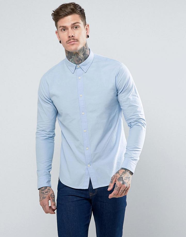Dead Vintage Oxford Shirt - Blue