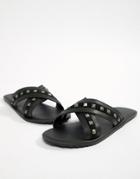 Asos Design Sandals In Black With Studs - Black
