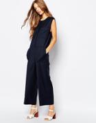 Paul And Joe Sister Loose Fit Tailored Jumpsuit In Navy - Navy 03