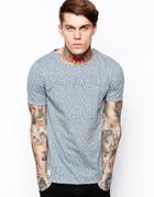 Native Youth T-shirt With Ao Ditsy Floral Print - Gray