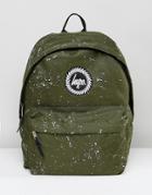 Hype Backpack In Khaki Speckle - Green