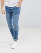 Hollister Skinny Fit Jeans In Medium Light Wash - Blue