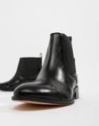 Dune Tyra Leather Chelsea Boots-black
