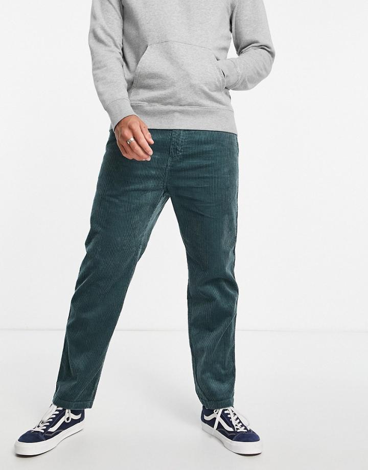 Carhartt Wip Menson Regular Taper Jumbo Cord Pants In Green