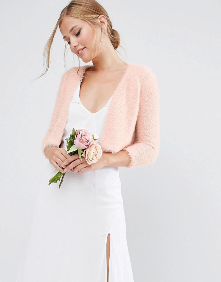 Asos Wedding Knitted Cover Up - Pink