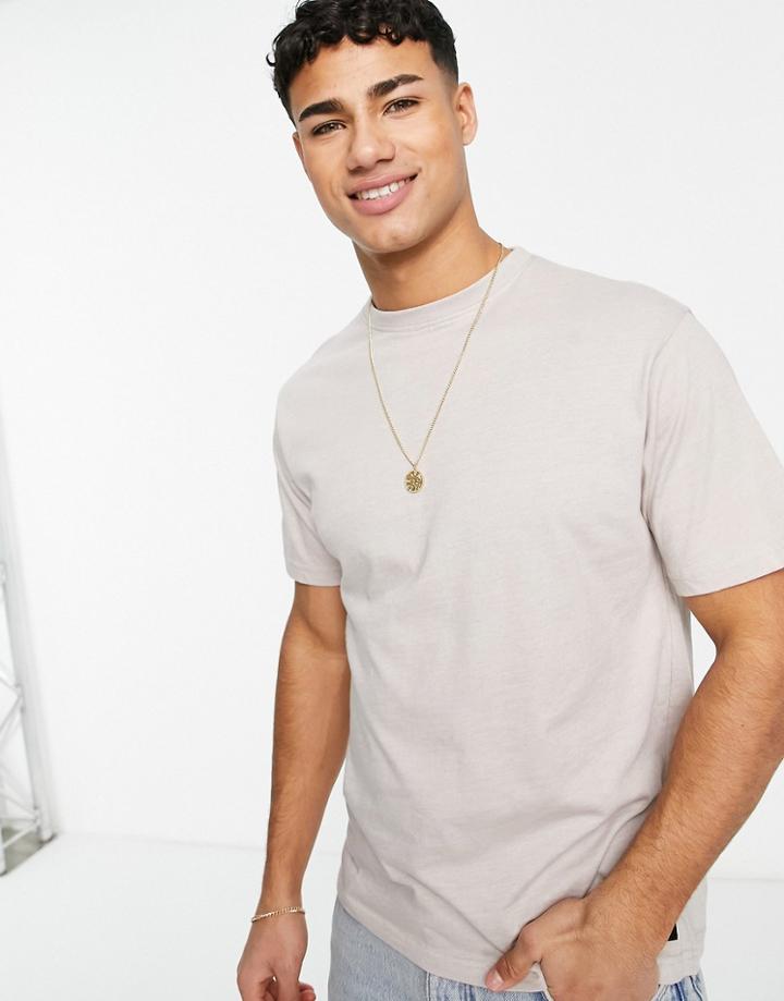 Soul Star Logo T-shirt In Stone-neutral