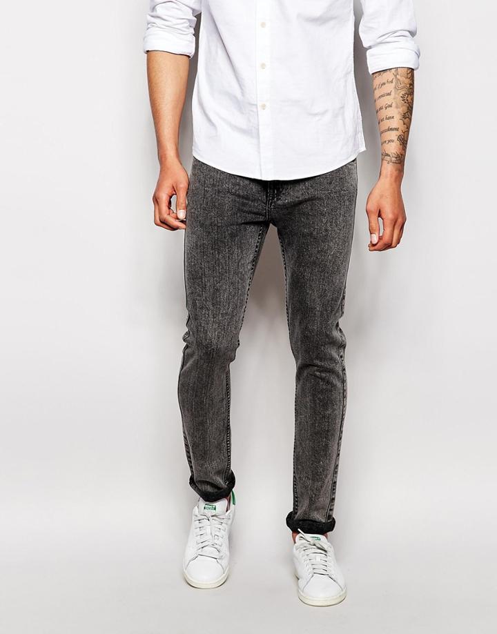Farah Slim Stretch Jeans - Ashes
