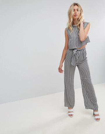 None The Rocher Wasson Silk Blend Wide Leg Pants - White