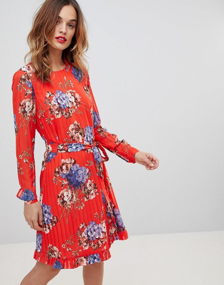 Y.a.s Stripe Floral Clash Shift Dress - Multi