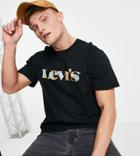 Levi's Relaxed Fit T-shirt In Black With Chest Mv Logo Exclusive To Asos