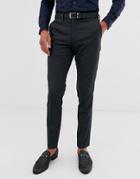 Jack & Jones Intelligence Slim Fit Smart Pants In Gray - Gray