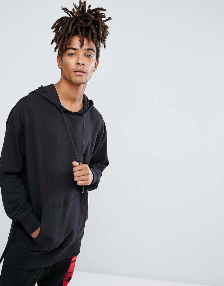 New Look Dropped Shoulder Sweatshirt In Black - Black