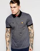 Ellesse Marl Polo Shirt - Heather Charc Marl
