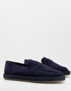 Walk London Cannes Penny Espadrilles In In Navy