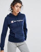 Champion Hooded Sweatshirt - Navy