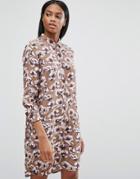 Y.a.s Poppy Long Shirt Dress - Multi