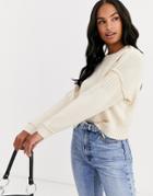Y.a.s Cropped Knit Sweater