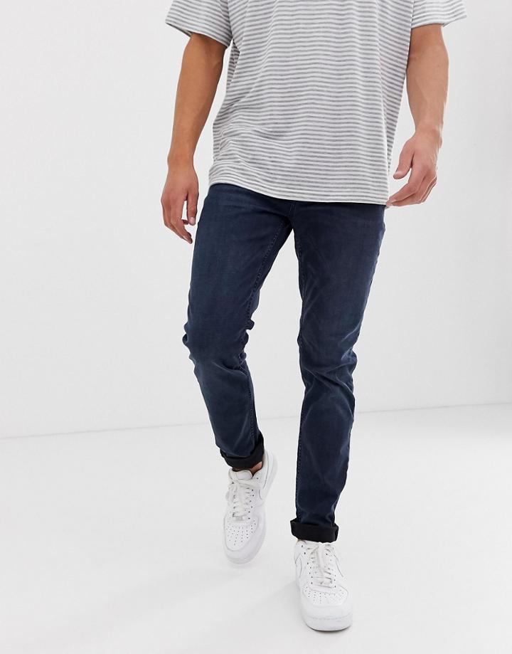 Boss Delaware Slim Fit Jeans In Dark Indigo-blue