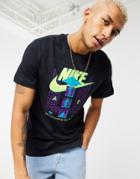 Nike Air Alien Abduction T-shirt In Black