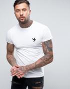 Devote T-shirt In White With Logo - White