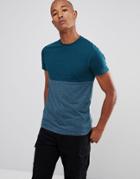 Asos T-shirt With Contrast Body - Green